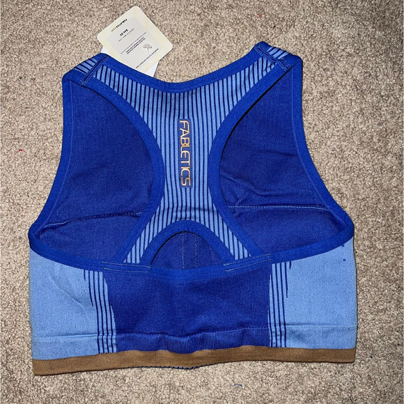 New Fabletics Unstoppable 2 piece seamless fusion outfit blue size M - Picture 10 of 11